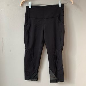 Lululemon Cropped Mesh Legging